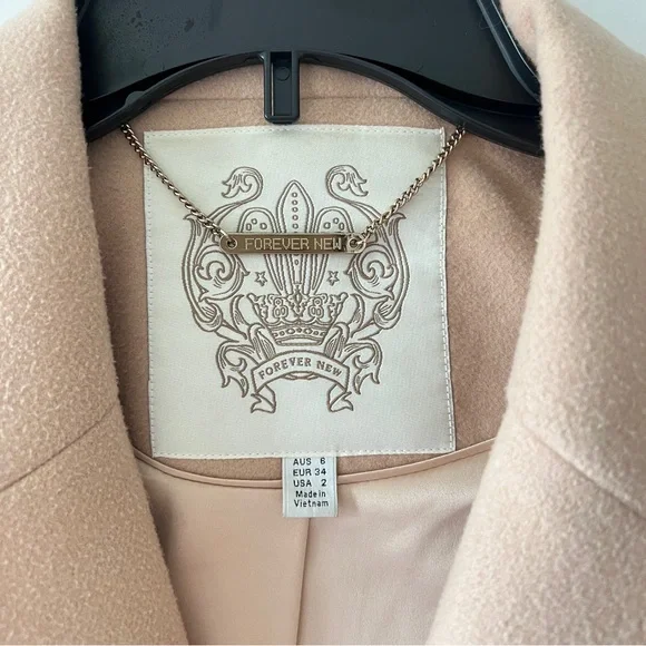 Forever New Camel Blazer Coat - Picture 5 of 7